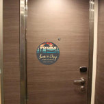 Seas the Day Cruise Door Marker Car Magnet<br><div class="desc">Customise this fun Seas the Day cruise door magnet to mark your stateroom for you to easily locate later in the sea of cabins. Please note: Not all ship's doors are magnetic. We cannot guarantee your door will be magnetic. Please check with your travel agent, the cruise line, or via...</div>