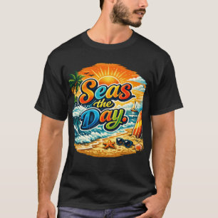 Seas the Day: Ocean-Inspired Graphic T-Shirt