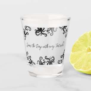 Seas the Day Octopus Shot Glass