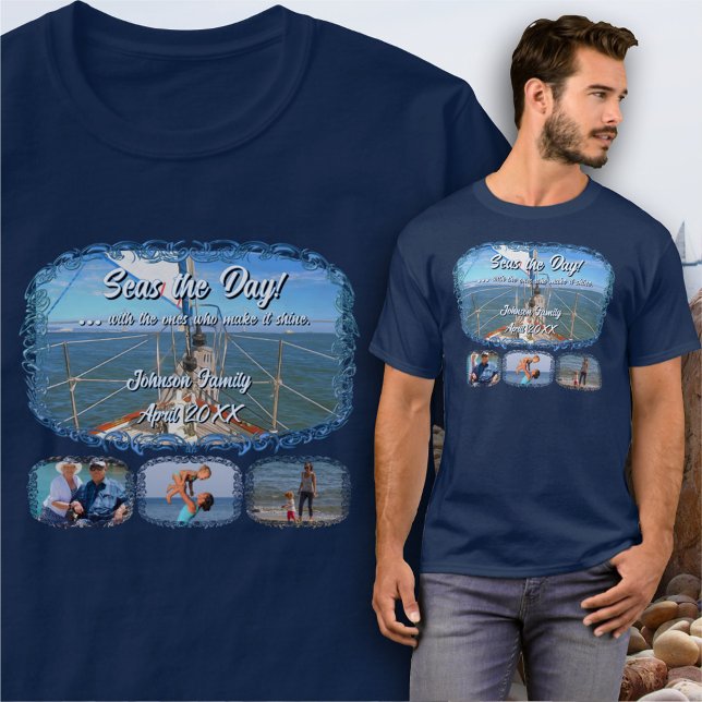 Seas the Day Sailing 0869 T-Shirt (Creator Uploaded)