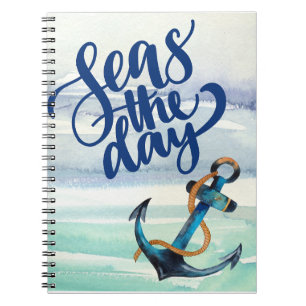 Seas the Day Spiral Notebook