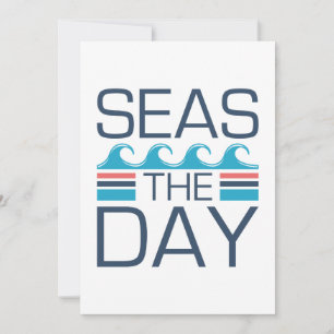 Seas The Day Thank You Card