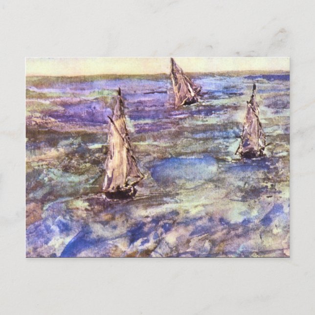 Seascape, 1873 by Edouard Manet Postcard (Front)