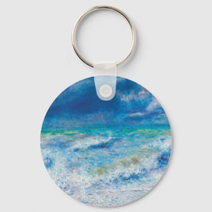 Seascape (1897) by Pierre-Auguste Renoir Key Ring