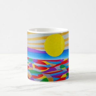 Seascape Acrylic Fine Art Coffee Mug
