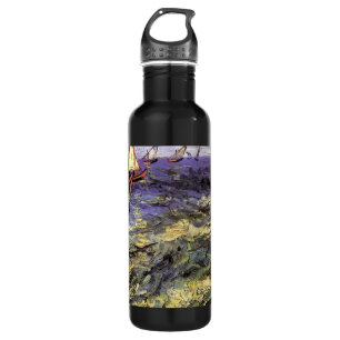 Seascape at Saintes-Maries by Vincent van Gogh 710 Ml Water Bottle