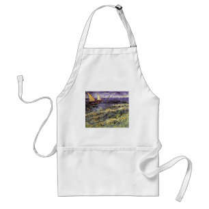 Seascape at Saintes-Maries by Vincent van Gogh Standard Apron