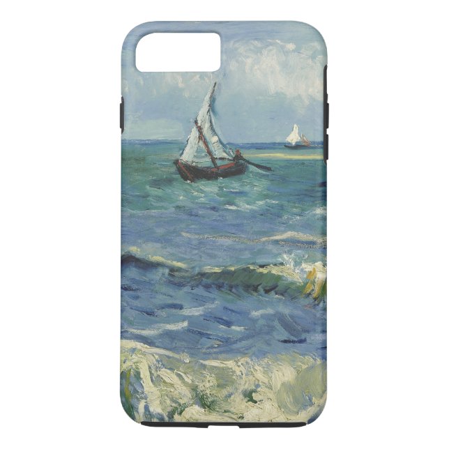 Seascape at Saintes-Maries de la Mer by van Gogh Case-Mate iPhone Case (Back)