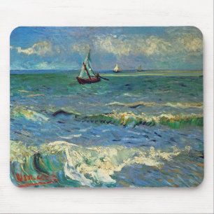 Seascape at Saintes-Maries-de-la-Mer Mouse Pad