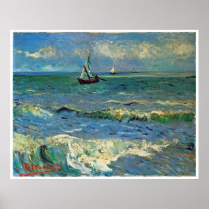 Seascape at Saintes-Maries-de-la-Mer Poster