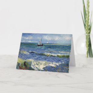 Seascape at Saintes Maries - Vincent Van Gogh Card