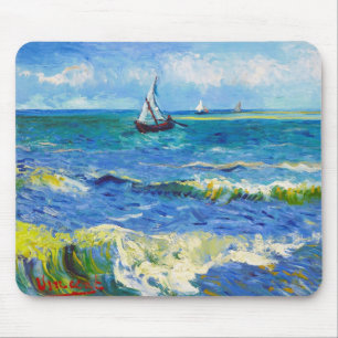 Seascape at Saintes-Maries Vincent Van Gogh Mouse Pad