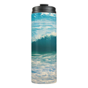 Seascape Blue Ocean Wave Thermal Tumbler