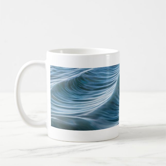 Seascape Calm Waves 46 Coffee Mug (Left)