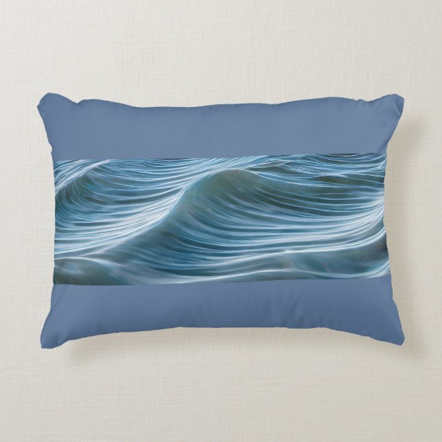 Seascape Calm Waves 46 Decorative Cushion (Front)