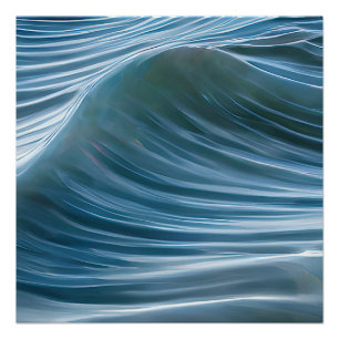 Seascape Calm Waves 46 Poster