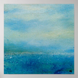 Seascape, Cornish Coast Poster