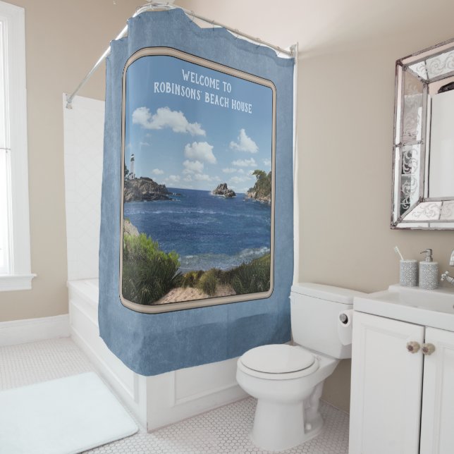 Seascape (customisable)  shower curtain (In Situ)