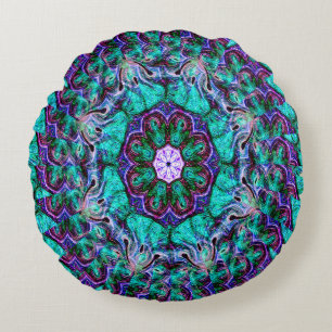 Seascape Flower...... Round Cushion