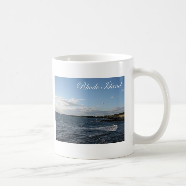 Seascape in Rhode Island Coffee Mug (Right)