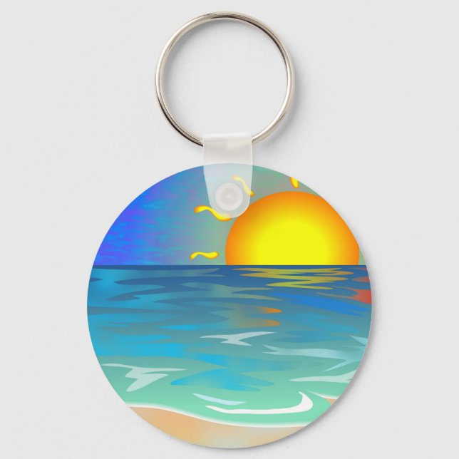 Seascape Key Ring (Front)