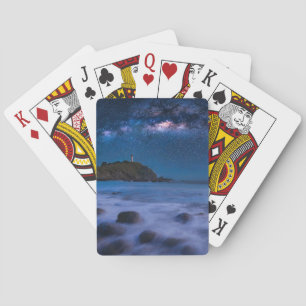 Seascape Lighthouse Milky Way Lanta Island Krabi Playing Cards