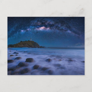 Seascape Lighthouse Milky Way Lanta Island Krabi Postcard