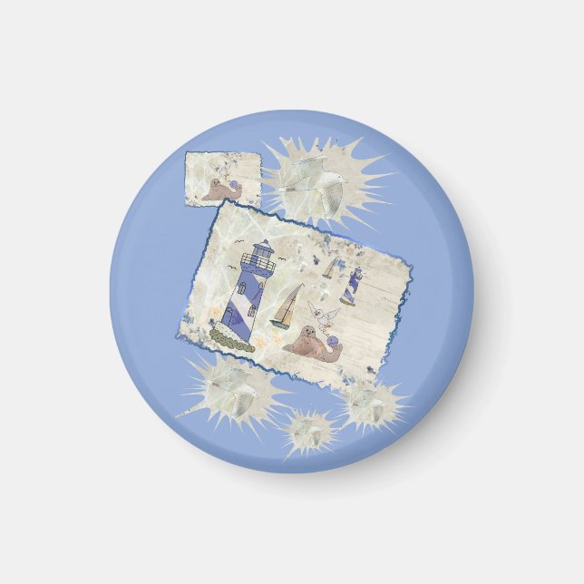 Seascape Magnet (Front)