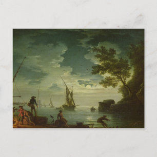 Seascape, Moonlight, 1772 Postcard
