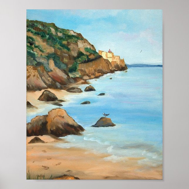 Seascape Postcard Poster (Front)