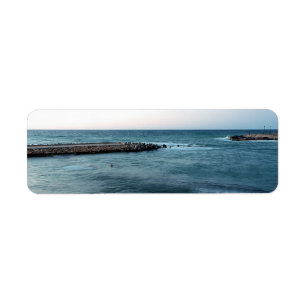 Seascape Return Address Label