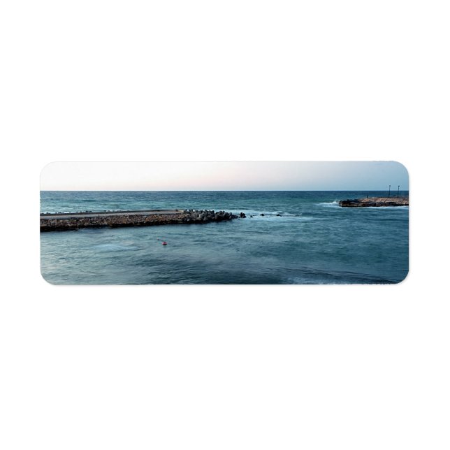 Seascape Return Address Label (Front)