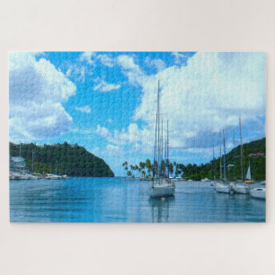 Seascape Saint Lucia. Jigsaw Puzzle