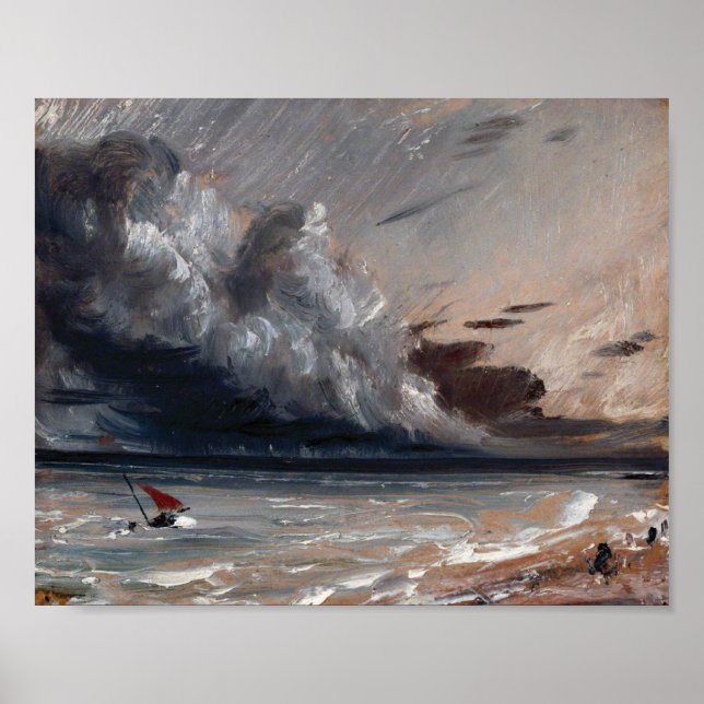 Seascape Study, Brighton – Constable Poster (Front)