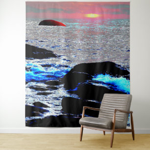 Seascape sunset..... tapestry