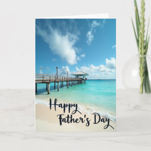 Seascape Sweet Fathers Day Card