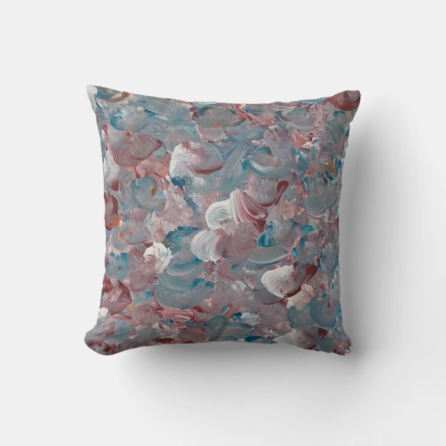 Seascape Throw Pillow (Front)