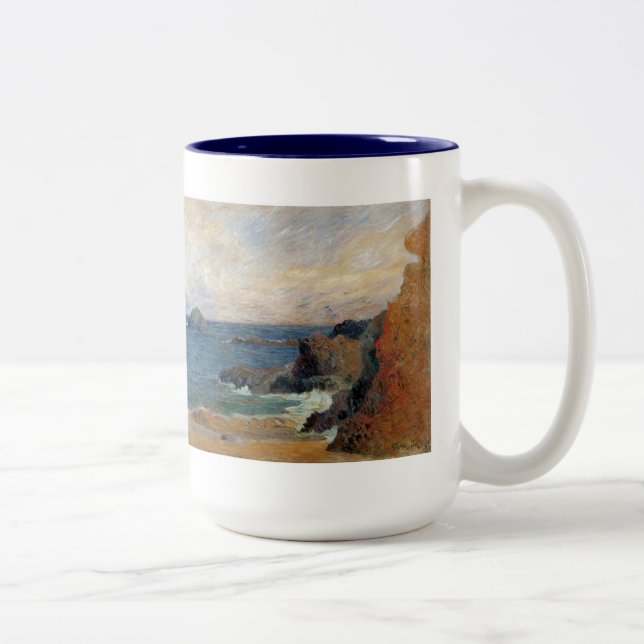 Seascape Two-Tone Coffee Mug (Right)