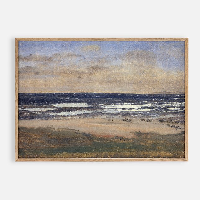 Seascape, vintage oil poster (Creator Uploaded)