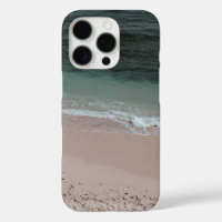Seascape with Beach, Great Wave & Mount Sea Case