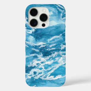 Seascape with Beach, Great Wave & Mount Sea Case