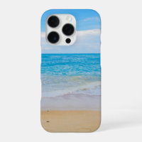 Seascape with Beach, Great Wave & Mount Sea Case