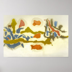 Seascape with Dunes - 1962 - Helen Frankenthaler Poster