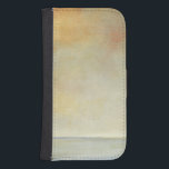 Seascape with Tranquil Orange Sunset Samsung S4 Wallet Case<br><div class="desc">Tim O'Toole created this lovely painting of a seascape with a traquil orange sunset over top. A peaceful feeling washes over you as you glace at this piece. Purchase a copy today!</div>