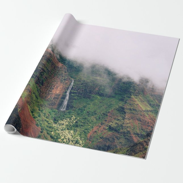 Seascape Wrapping Paper (Unrolled)