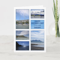 Seascapes Father's Day card for daddy