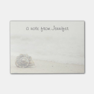 Seashell Alone On Beach Post-it Notes