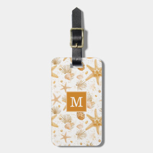 Seashell and Beach Luggage Tag