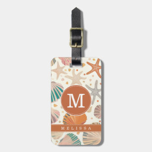 Seashell and Beach Luggage Tag