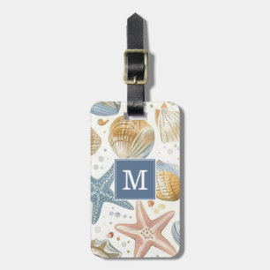 Seashell and Beach Luggage Tag